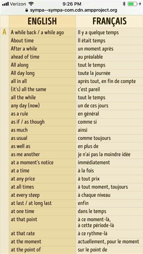 heart traduction francais